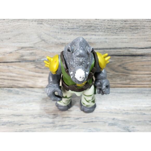 TMNT Rocksteady Figure 5.5” Teenage Mutant Ninja Turtles Viacom Playmates 2014 - Picture 2 of 9
